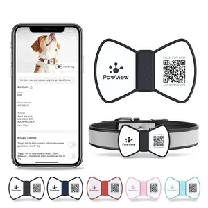 PawView chytrá známka pro psy pánský motýlek - Modrá | P54837