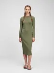 GAP Šaty modern midi dress - Dámské