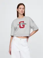 GAP Dámská Oversize crop mikina VintageSoft Americana 778442-03 Velikost: XL