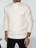 Sweter męski biały Dstreet