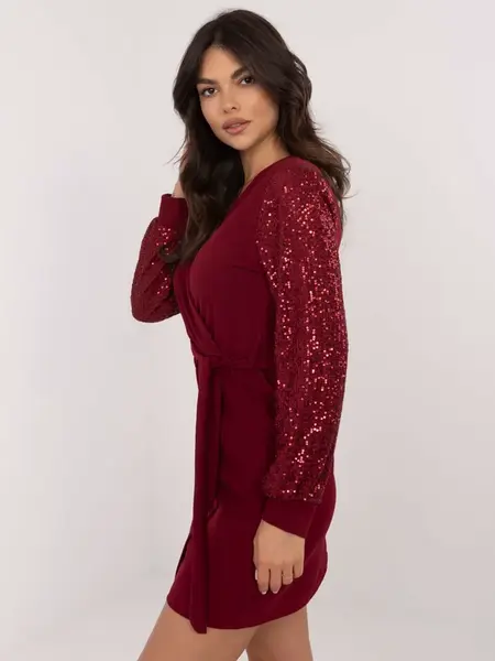 Dress-MI-SK-67634.99-burgundy