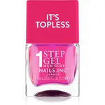 Nails Inc. It’s Topless gélový lak na nechty pre dlhotrvajúci efekt odtieň Thea 14 ml