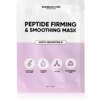 breakout + aid Peptide Firming & Smoothing Mask plátenná maska s peptidmi 34 g