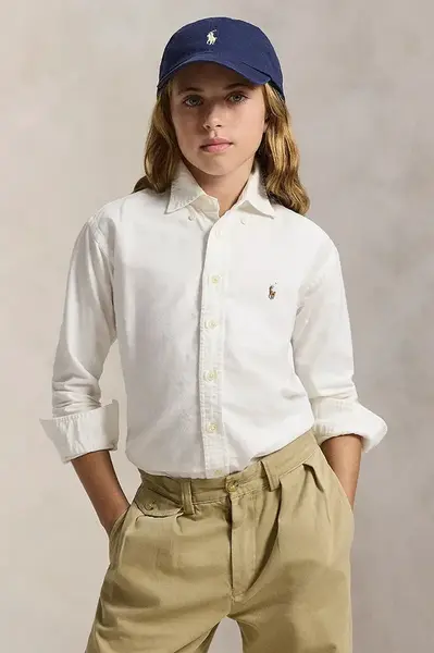 Dětská bavlněná košile Polo Ralph Lauren