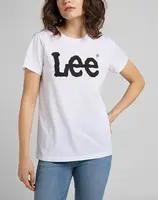 Dámské triko LEE L42UER12 LOGO TEE WHITE Velikost: XS