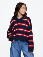 GAP Dívčí Dětský oversize svetr CashSoft 623854-01 Velikost: M