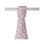 XKKO BMB Bambusová osuška Scandinavian Baby Pink Chevron, 90x100, 1ks