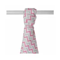 XKKO BMB Bambusová osuška Scandinavian Baby Pink Chevron, 90x100, 1ks
