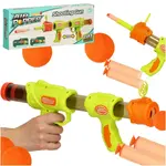 Pištoľová puška 2 v 1 – penové loptičky a náboje, zelená