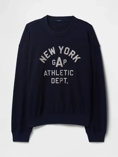 GAP Pánská Oversize mikina s logem Americana 744742-02 Velikost: XL