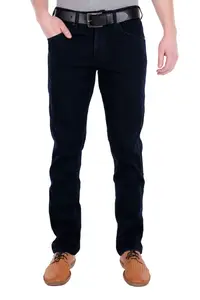 Pánské jeans WRANGLER W15QQC77D GREENSBORO BLACK BACK Velikost: 42/32