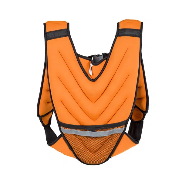 Zátěžová vesta inSPORTline Klaper 5 kg oranžová