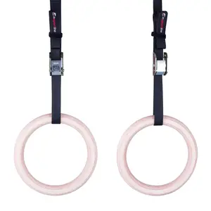 Dřevěné gymnastické kruhy inSPORTline CF927