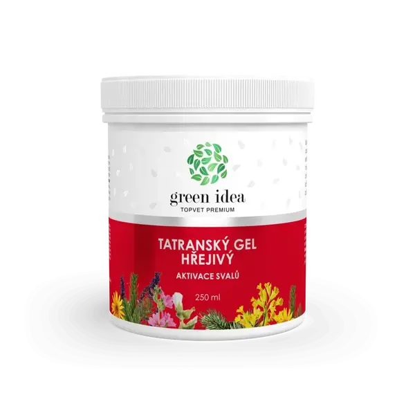 Tatranský bylinný gél - hrejivý 250 ml - Green idea