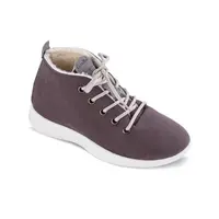 Dámské zateplené kotníkové šněrovací boty taupe vel. 40