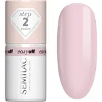 Semilac Easy Off Step 2 gelový lak na nehty s použitím UV/LED lampy odstín Pink Marshmallow 7 ml