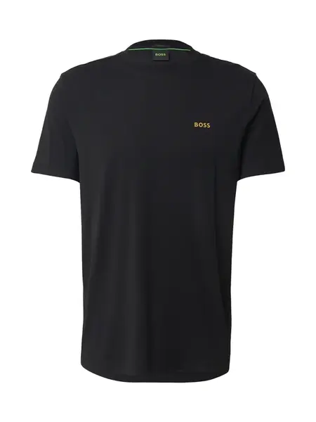 BOSS Tričko  horčicová / zlatá žltá / čierna