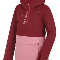 Husky Nabbi L XL, bordo/pink Dámská outdoor bunda