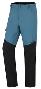 Husky Kavia M M, turquoise/black Pánské softshellové kalhoty