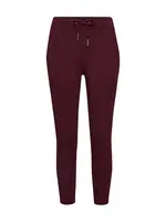 VERO MODA Plisované nohavice 'Eva'  vínovo červená