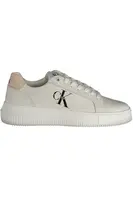 Calvin Klein Bright White/Whisper Pink Sneaker For Women / Girls