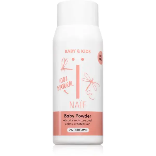 Naif Baby & Kids Baby Powder jemný pudr pro dětskou pokožku 80 g