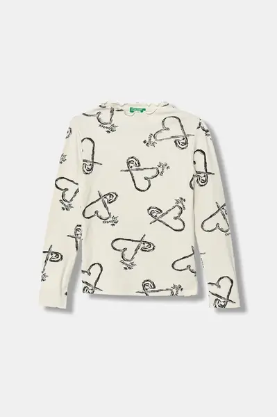 Dětské tričko s dlouhým rukávem United Colors of Benetton