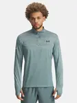Pánské tričko Under Armour UA Tech Utility 1/4 Zip-GRN - Pánské
