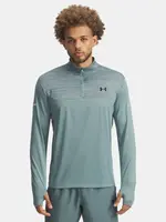 Pánské tričko Under Armour UA Tech Utility 1/4 Zip-GRN - Pánské