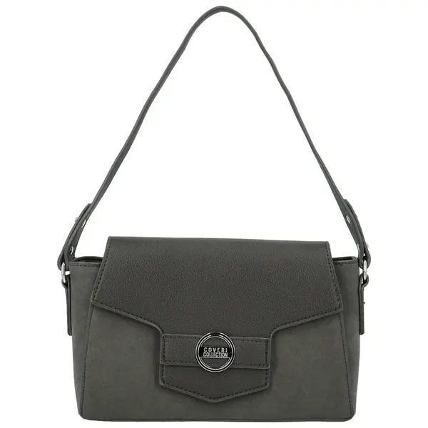Dámska kabelka na rameno tmavo šedá - Coveri Melita
