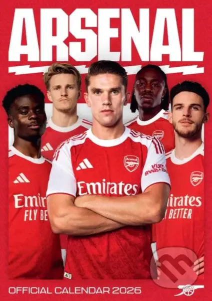 Oficiální nástěnný kalendář 2026: FC Arsenal (A3 29,7 x 42 cm)