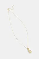 Pozlacený stříbrný náhrdelník Answear.LAB