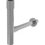 Alca Sifón umývadlový A402 DESIGN masívny, kov chróm-lesk, DN 32