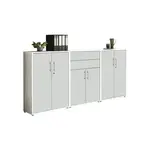 MID.YOU SKŘÍŇ NA ŠANONY, bílá, 253,2/113,6/33 cm