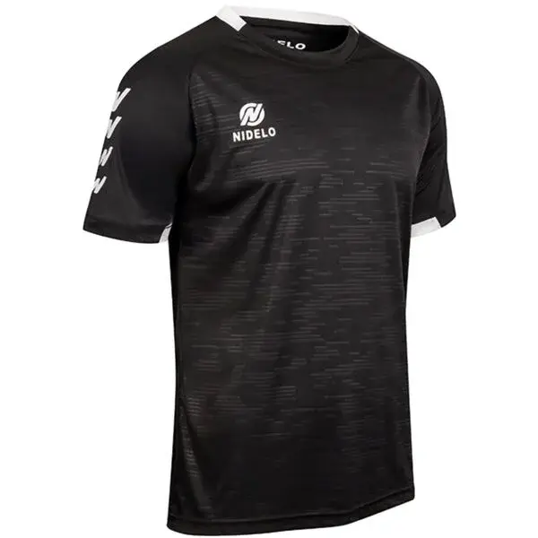 NIDELO PLAYER SHIRT S/S BREST Sportovní dres, černá, velikost