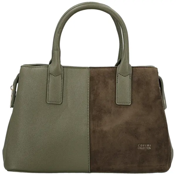 Dámska kabelka do ruky tmavo zelená - Coveri Belle