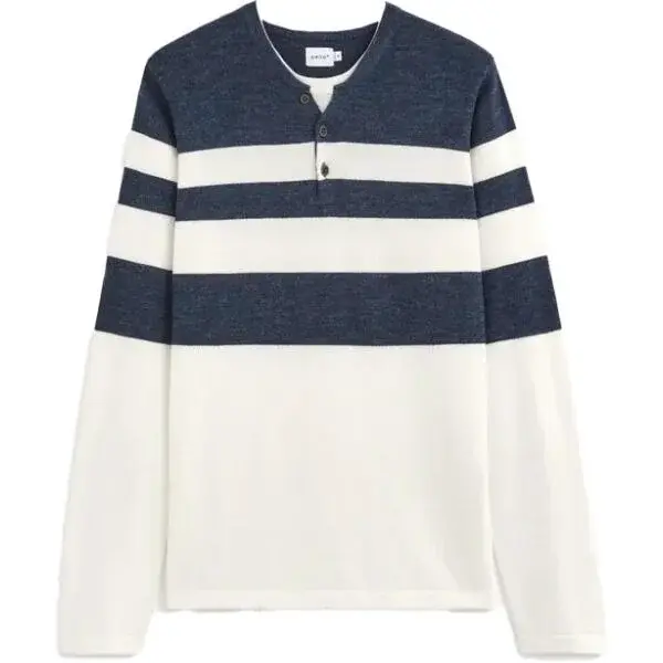 CELIO TECHILLRAY Pánský svetr, bílá, velikost