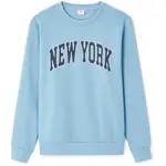 CELIO JENEWY Pánská mikina, světle modrá, velikost