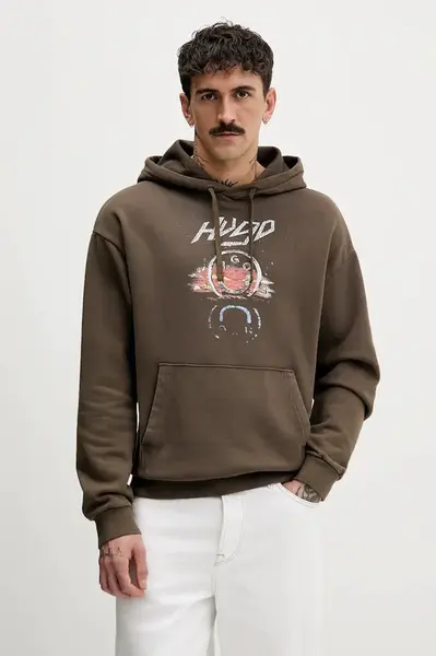 Bavlněná mikina Hugo Blue Nimponex