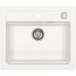 Alveus Granitový drez Atrox 30, biela, 59 x 50 cm