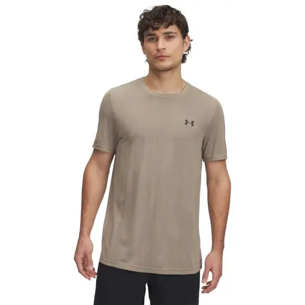 Under Armour VANISH SEAMLESS NOVELTY Pánske športové tričko, hnedá, veľkosť M