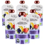Rudolfs Jablko, banán, borůvka BIO kapsička 6x110 g