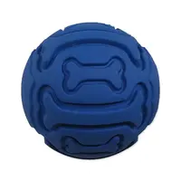 Dog Fantasy Míček gumový pískací 7,5 cm modrý
