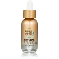 Garnier Ambre Solaire Natural Bronzer samoopalovací kapky na obličej 30 ml