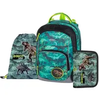 Oxybag DINO Školský set, zelená, veľkosť
