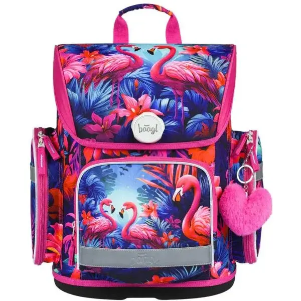 BAAGL ERGO BACKPACK Školská aktovka, ružová, veľkosť