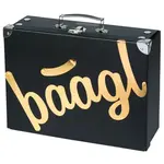 BAAGL GOLD Skladací školský kufrík, čierna, veľkosť