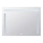 Zrkadlo Bemeta s osvětlením a dotykovým senzoremvo farebnom provedení hliník/sklo 101401117