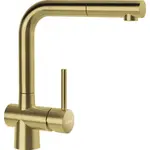 Schock LAIOS drezová batéria s vyťahovacou sprškou, biele zlato, 517120WGO