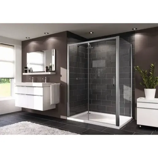 Bočné zástena k sprchovacím dverám 90 cm Hüppe Next Easy Entry 145404.069.322